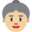 old woman, medium-light skin tone